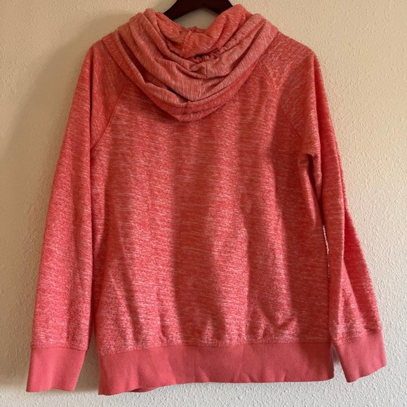 Stem Nordstrom Salmon Textured Double Hoodie Pullover - Picture 6 of 7